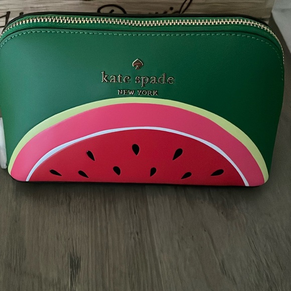 KATE SPADE “Limited Edition “ WATERMELON 🍉 Cosmetic bag - Picture 1 of 4